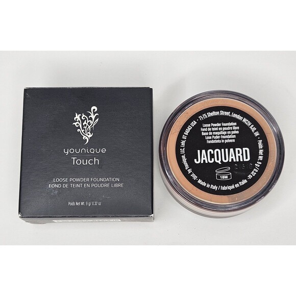 New Younique Touch Loose Powder Foundation Jacquard .32oz New in Box - Picture 1 of 5